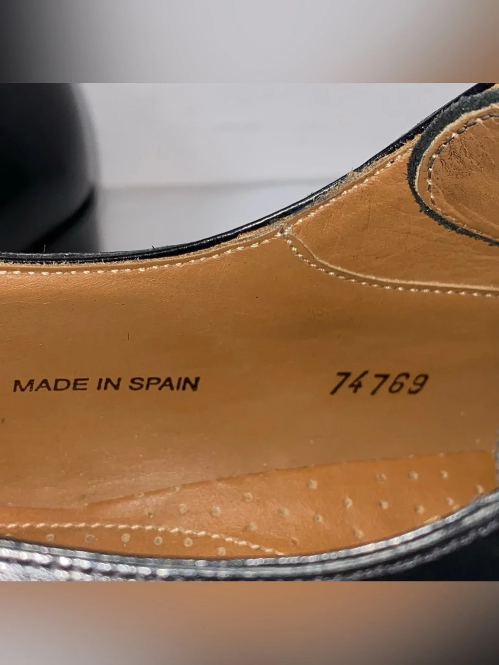 Mezlan Carmichael Mens 8.5W Black Leather Split Toe Derby Dress Shoes
